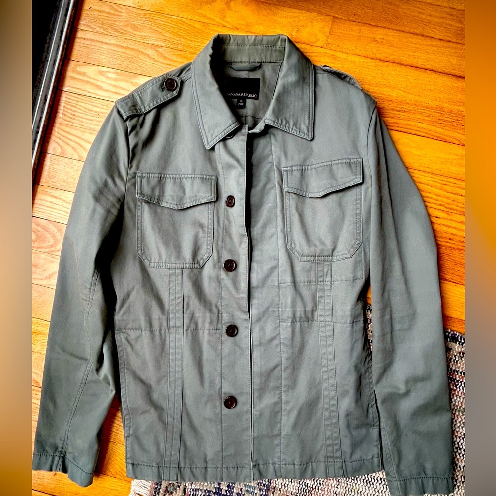 Banana Republic lightweight army field jacket, size S